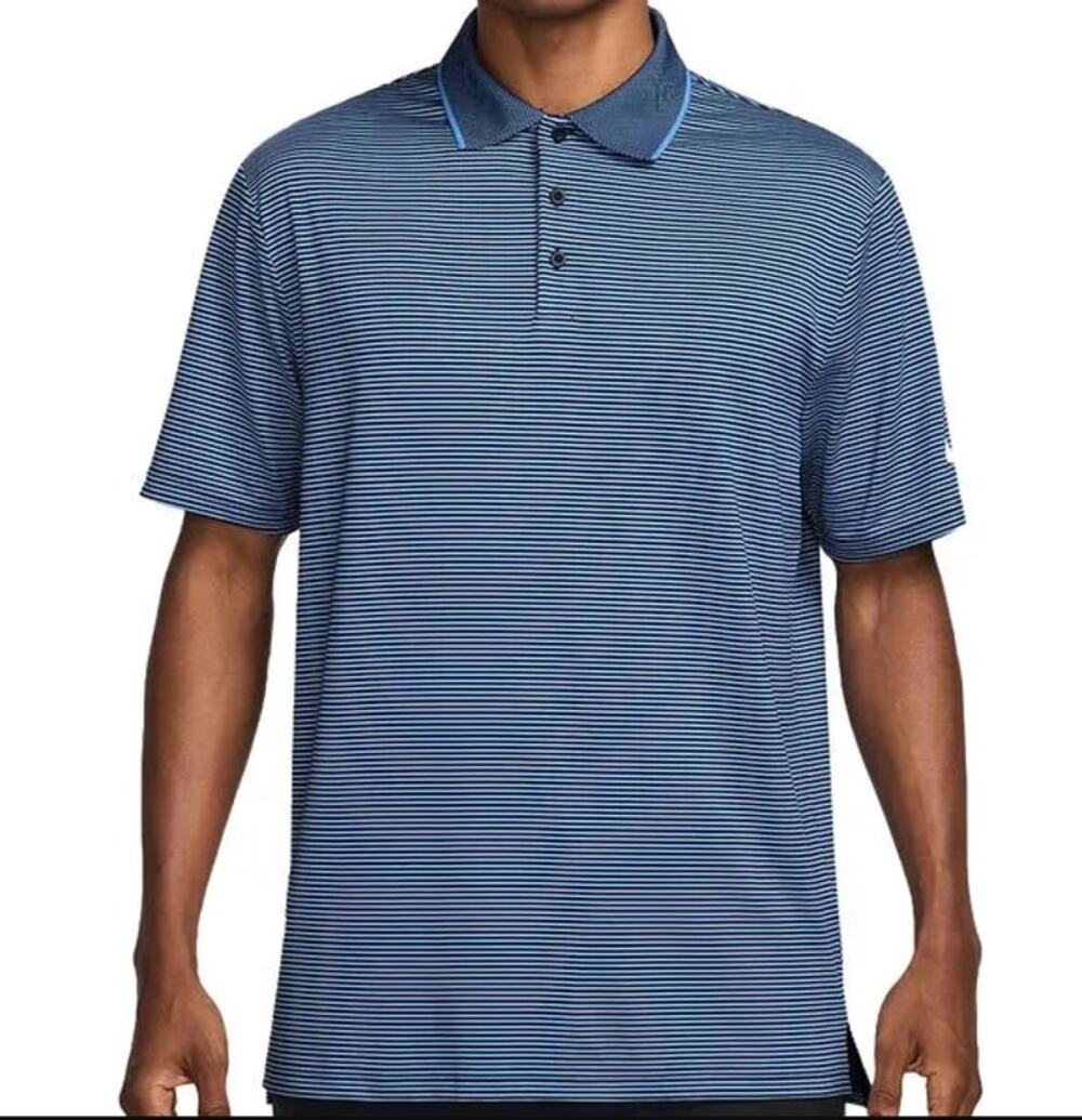 Nike Men's Dri-FIT Tour Stripe Polo Golf SZ XL